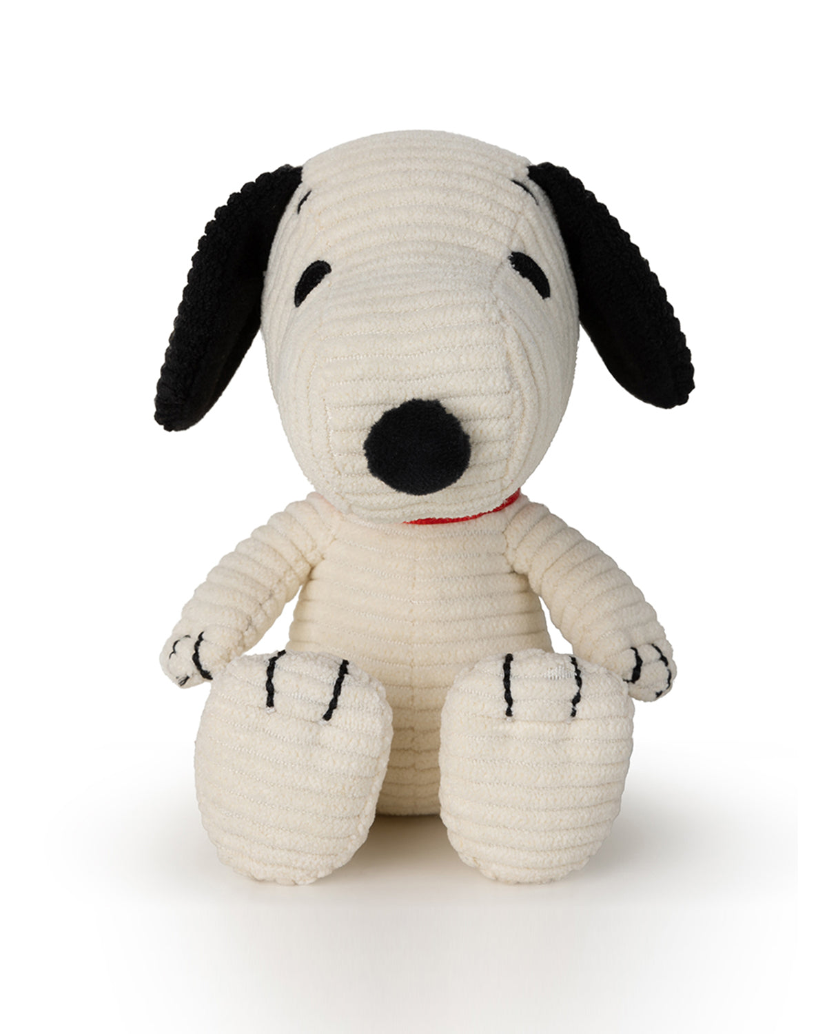 Plush PEANUTS SNOOPY Sitting Corduroy Cream in Display box 5