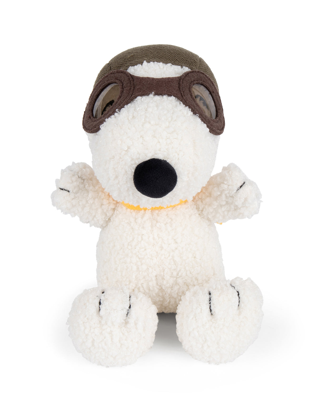 Plush PEANUTS SNOOPY Sitting Flying Ace 8"