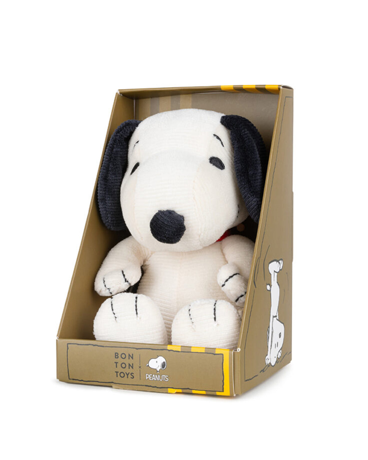 Plush PEANUTS SNOOPY Mini Corduroy Cream in Giftbox 7