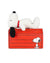 Plush PEANUTS SNOOPY ECO Tiny Teddy Cream in giftbox  7"