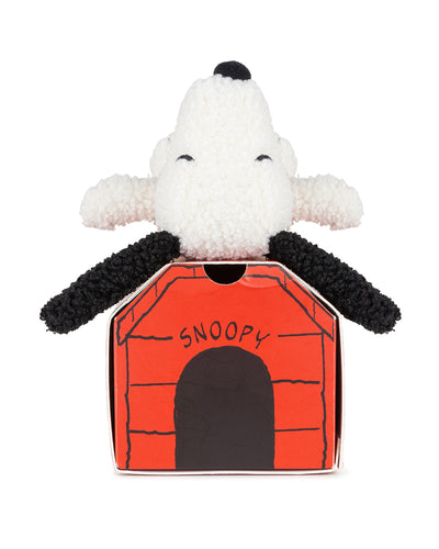 Plush PEANUTS SNOOPY ECO Tiny Teddy Cream in giftbox  7"