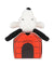 Plush PEANUTS SNOOPY ECO Tiny Teddy Cream in giftbox  7"