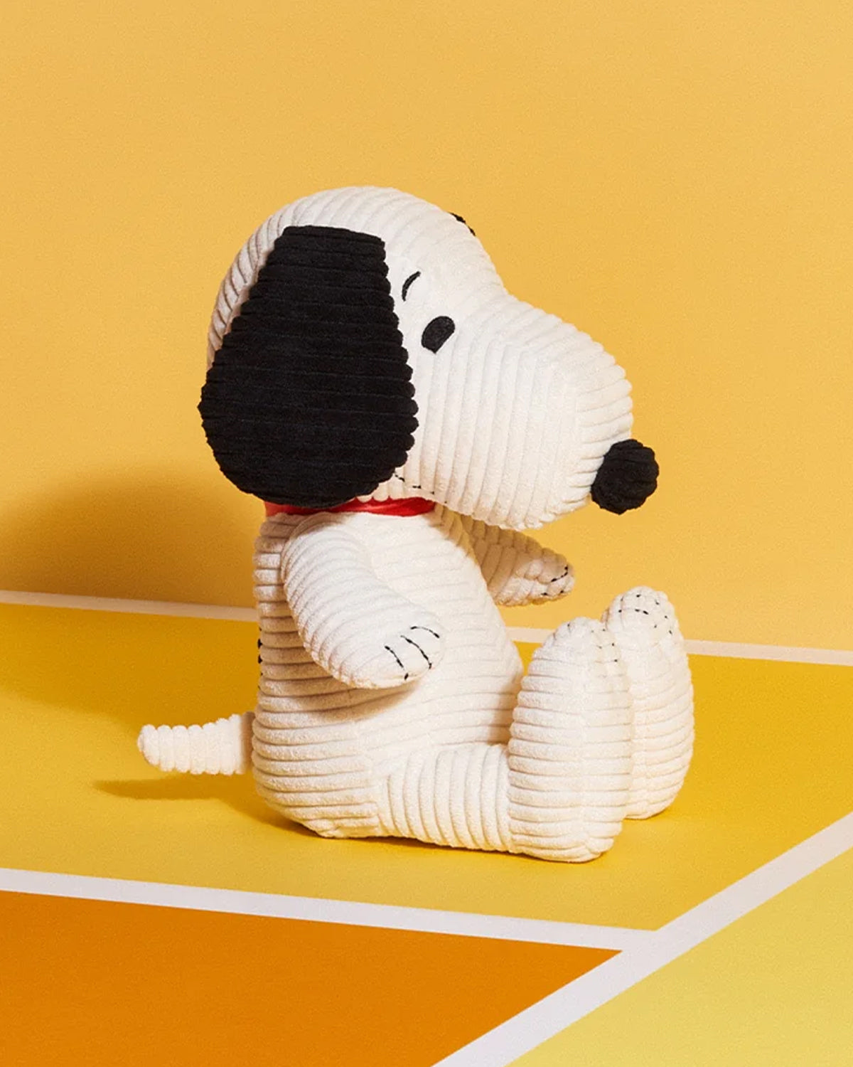Plush PEANUTS SNOOPY ECO Corduroy Cream 11