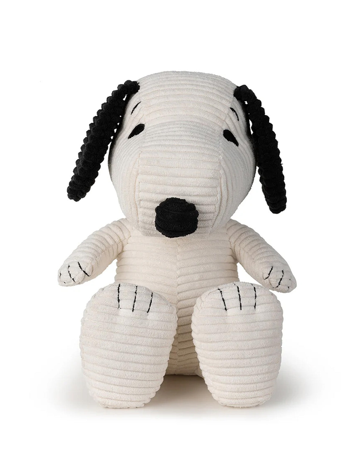 Plush PEANUTS SNOOPY ECO Corduroy Cream 11"
