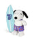 Plush SNOOPY Surf Dog 8.5"