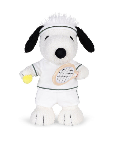 Plush PEANUTS SNOOPY TENNIS White 8.5"