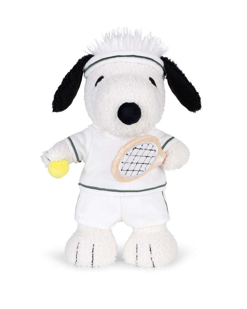 Plush PEANUTS SNOOPY TENNIS White 8.5"