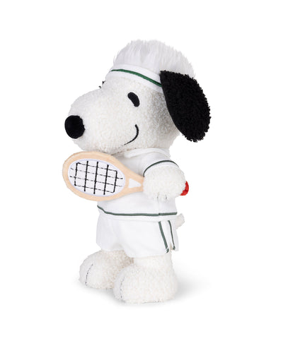 Plush PEANUTS SNOOPY TENNIS White 8.5"