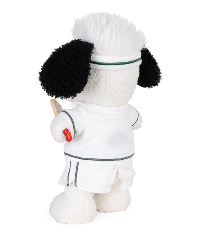 Plush PEANUTS SNOOPY TENNIS White 8.5"