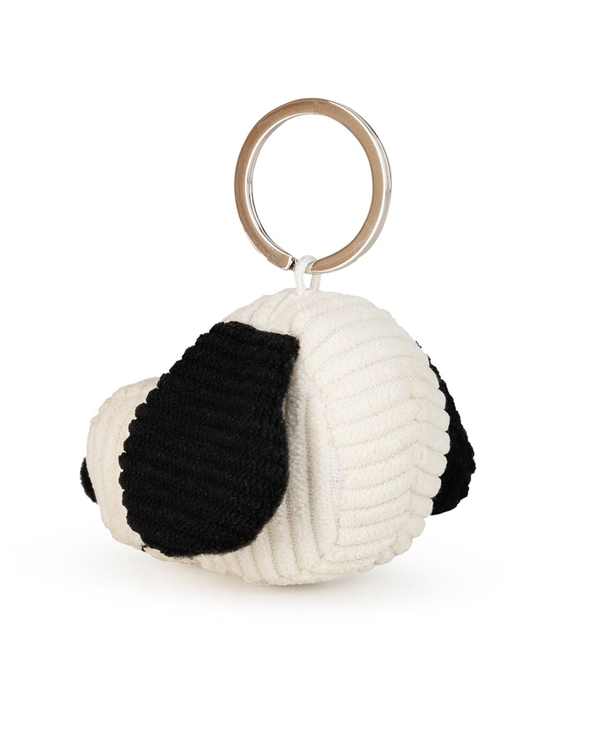 Keychain Plush PEANUTS SNOOPY HEAD Corduroy Cream 2