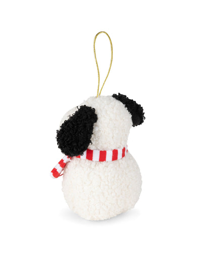 Plush PEANUTS SNOOPY ECO Tiny Teddy Cream Snowman 4"