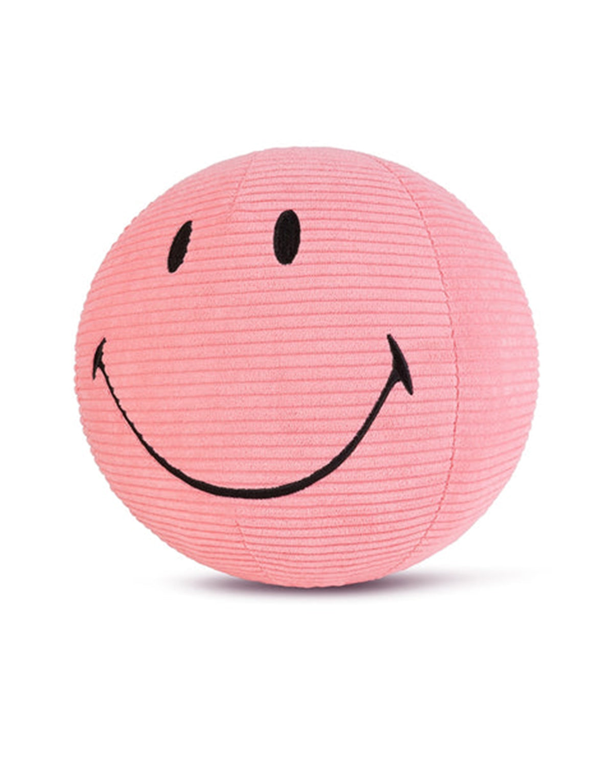 Plush Smiley ECO Corduroy Bubblegum Pink  9"