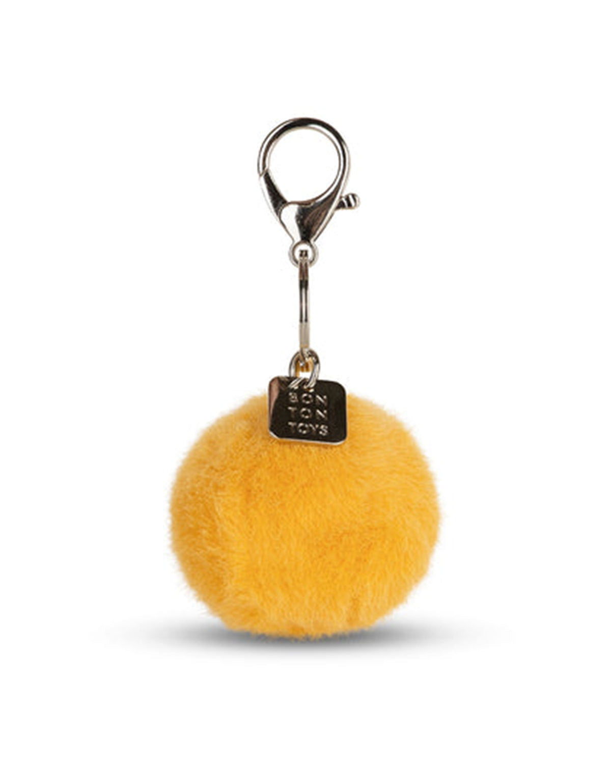 Keychain Smiley ECO Fuzzy Yellow 2