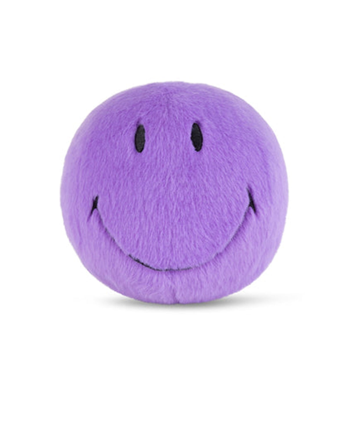 Plush Smiley ECO Fuzzy Bright Purple 5"