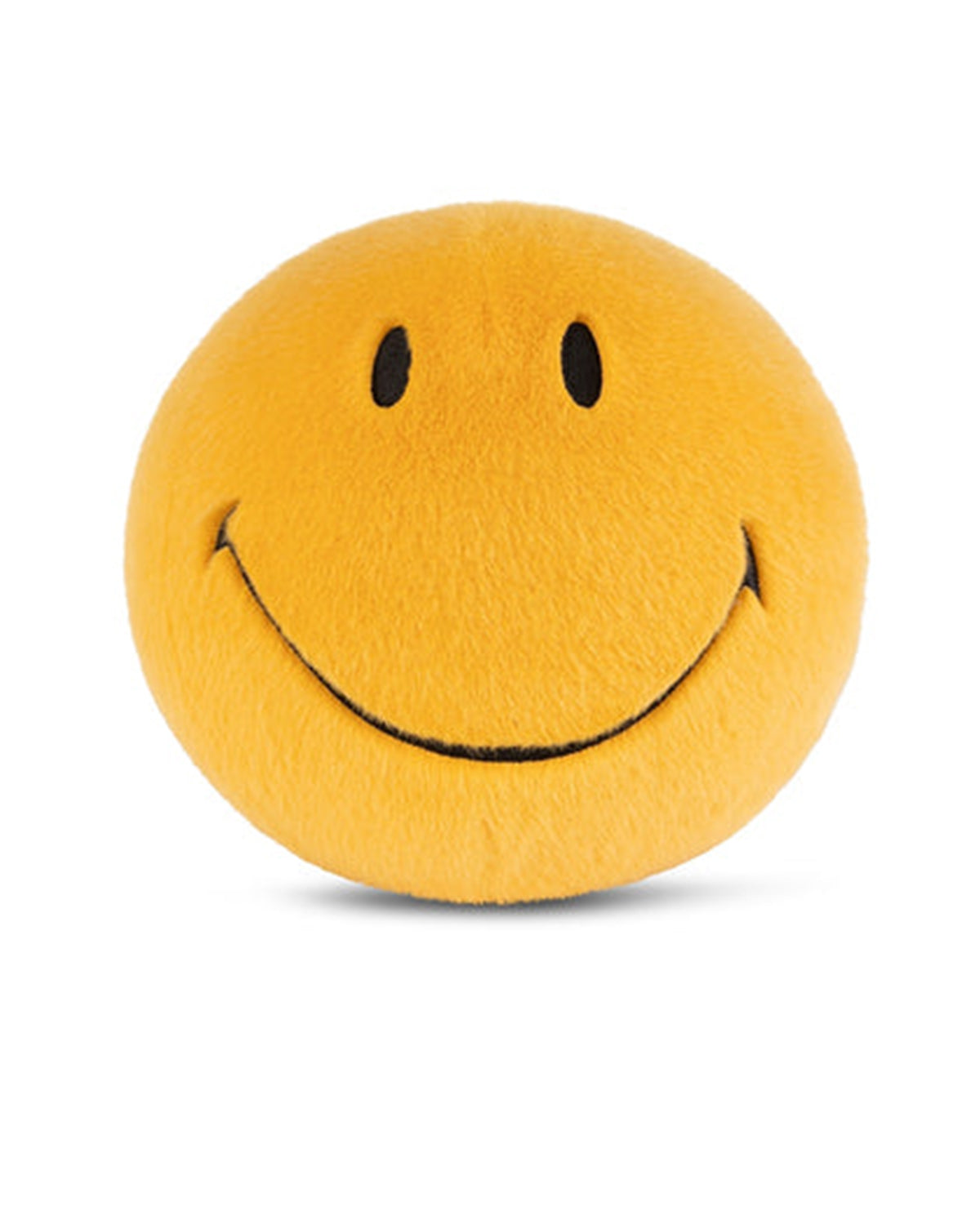 Plush Smiley ECO Fuzzy Bright Yellow 9"