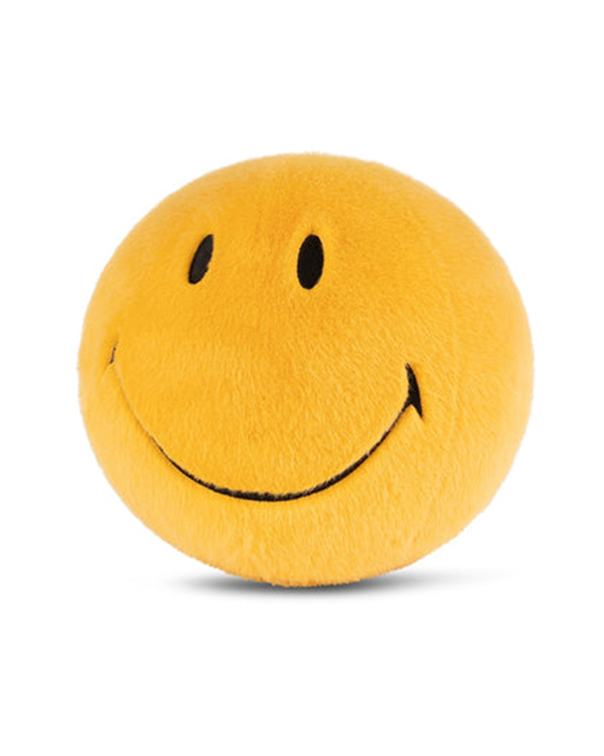 Plush Smiley ECO Fuzzy Bright Yellow 9"