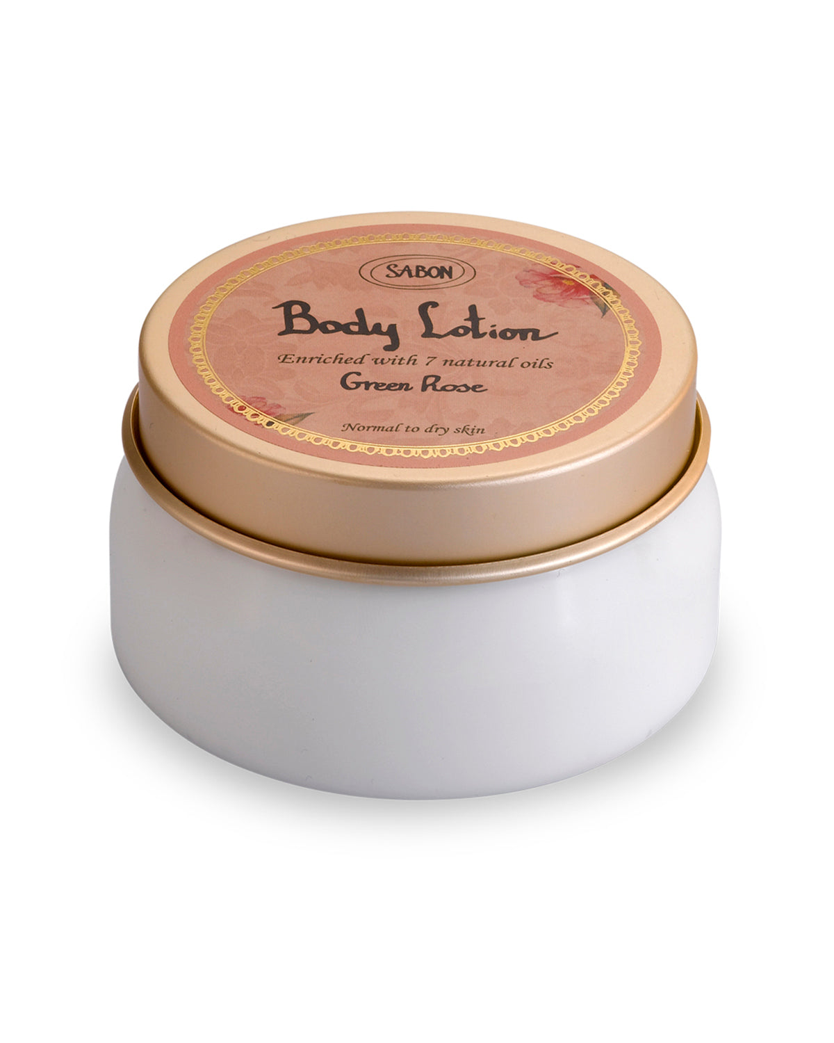 Body Lotion Jar PET Green Rose 140ml