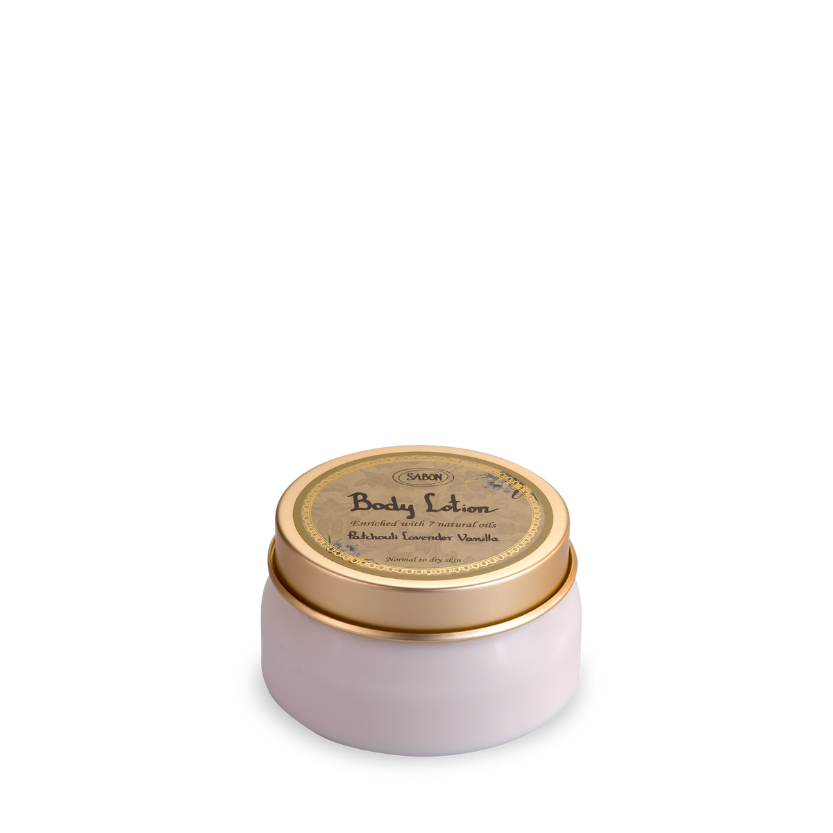 Body Lotion Jar Patchouli Lavender Vanilla 140ml