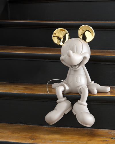 Mickey Mouse TAKE 2 Taupe & Gold 19"