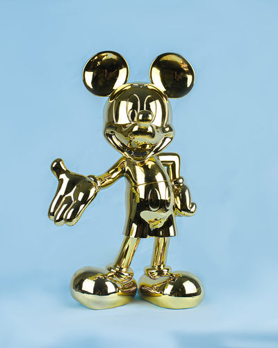 Mickey Welcome  Gold 12"