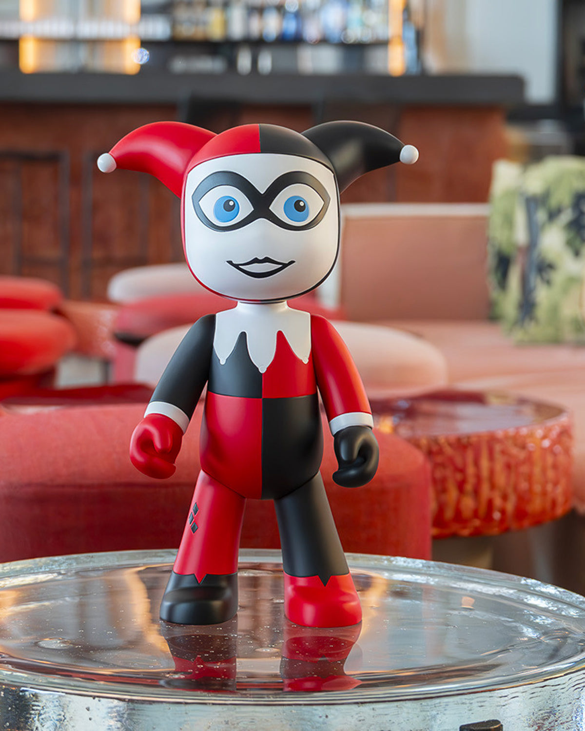 Harley Quinn SUPER POP Original Black, Red, & White 10"