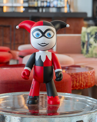 Harley Quinn SUPER POP Original Black, Red, & White 10"