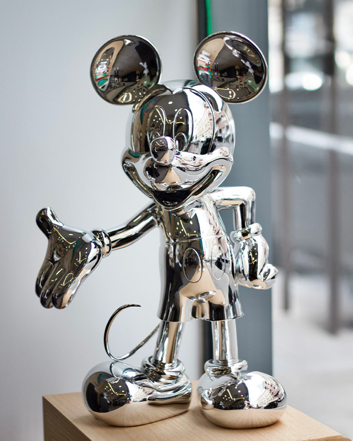 Mickey Mouse WELCOME Silver 12in