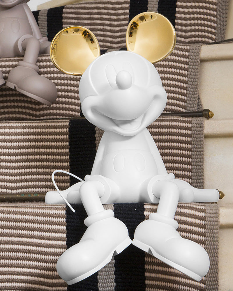Mickey Mouse TAKE 2 White & Gold 19"
