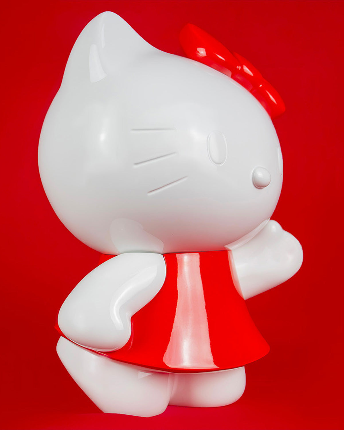 Hello Kitty ROBE White & Red Dress 10.5"