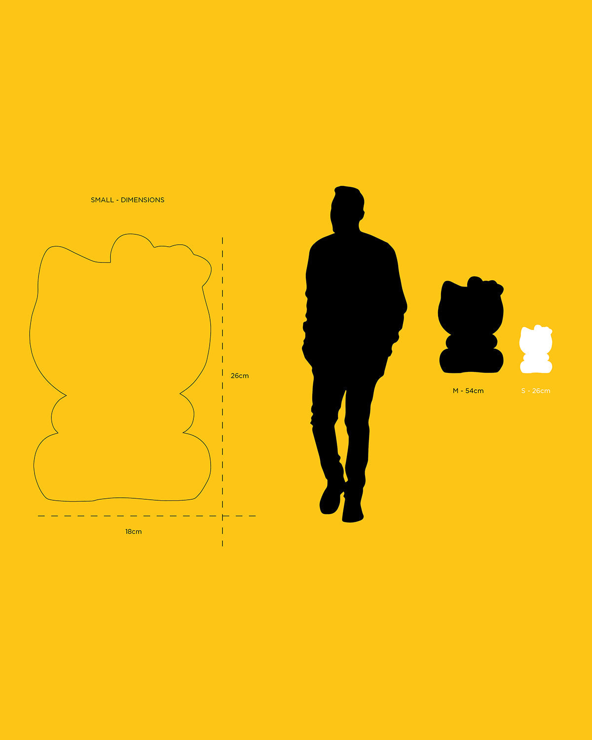 Hello Kitty APPLE White with Red Apple 10"