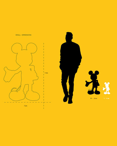 Mickey Welcome  Gold 12"