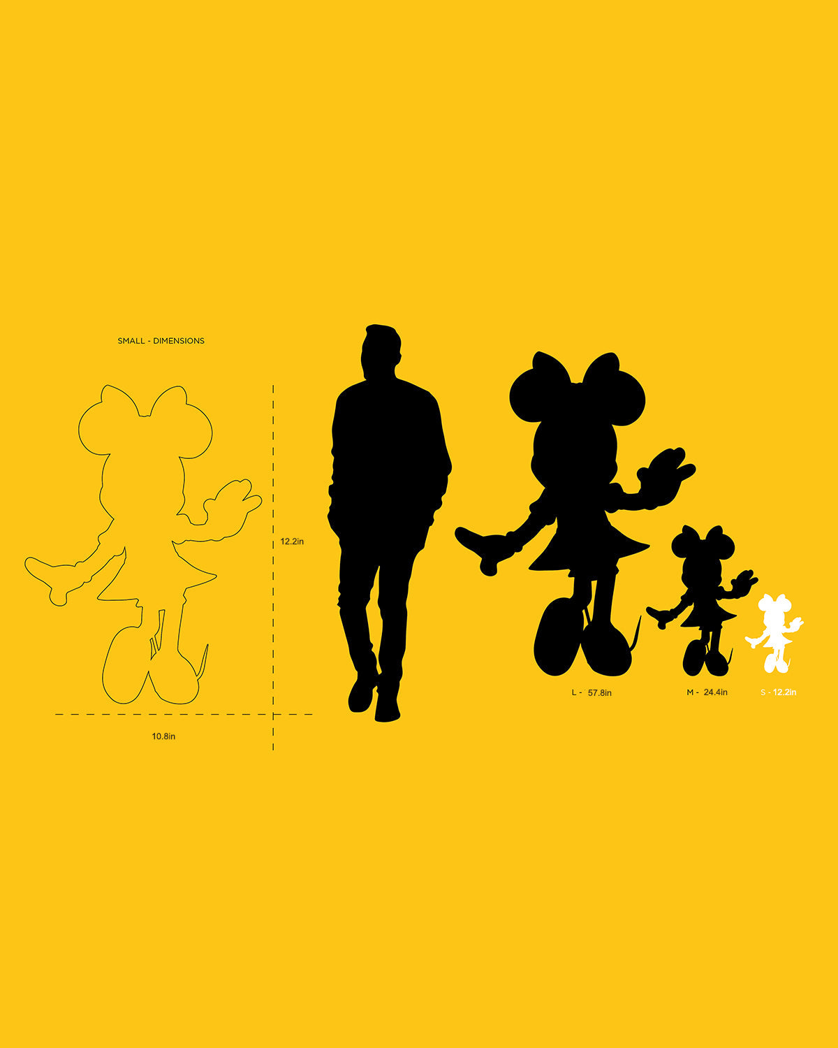 Minnie Welcome LD Studio Original 12"
