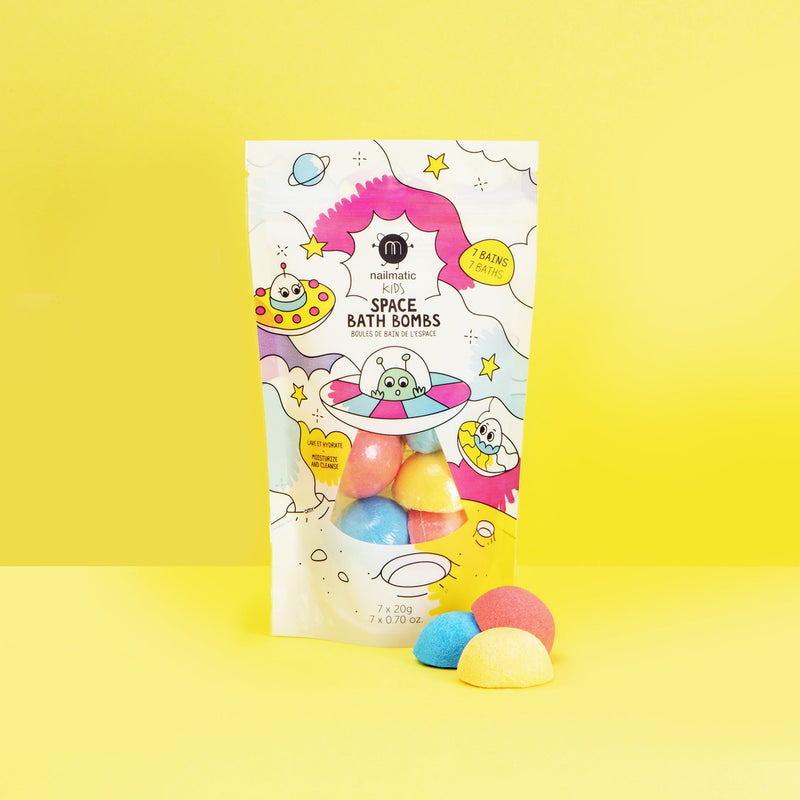 Nailmatic Bath Bomb Set for Kids SPACE