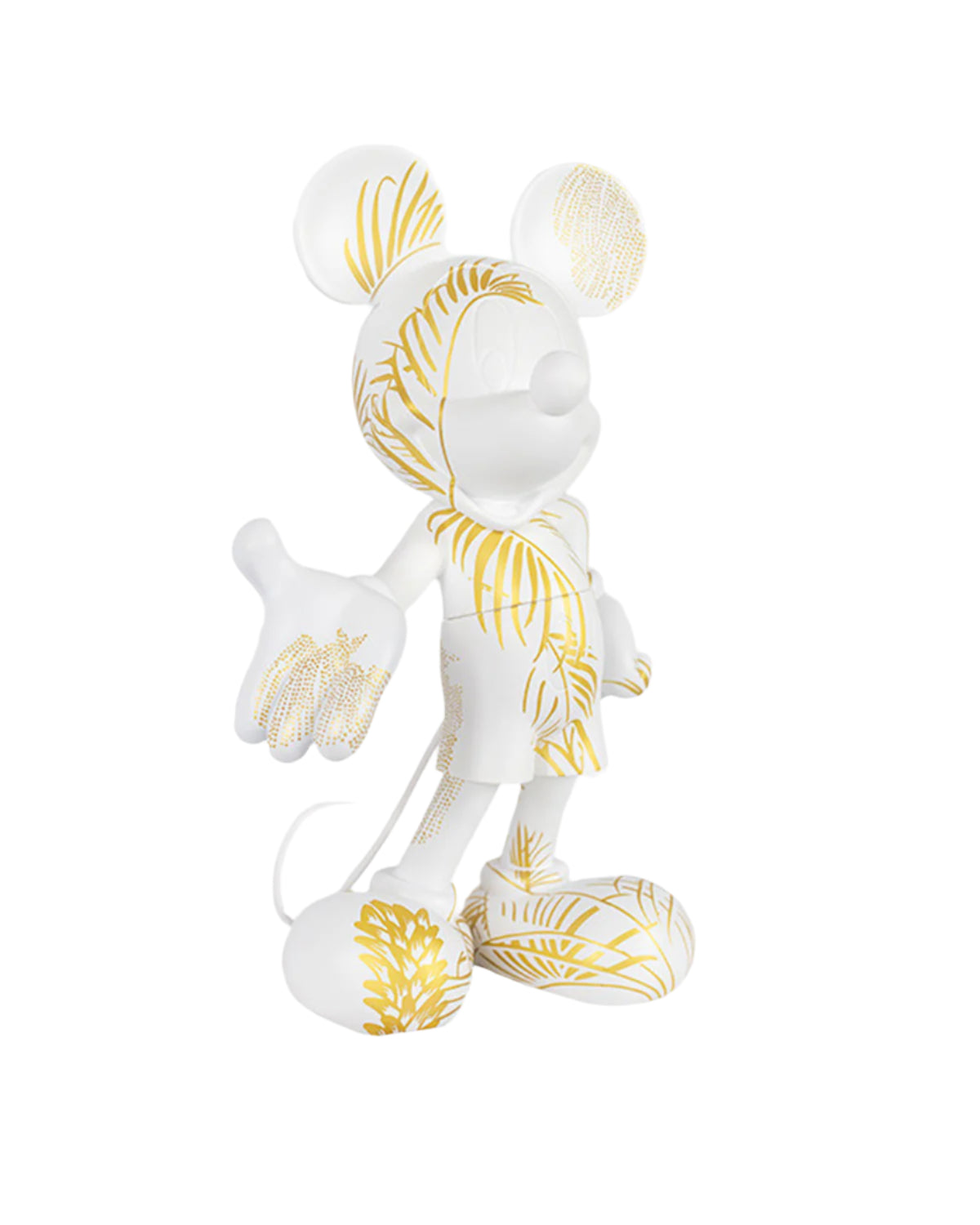 Mickey Mouse STAR STYLE White & Gold 12"
