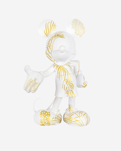 Mickey Mouse STAR STYLE White & Gold 12"