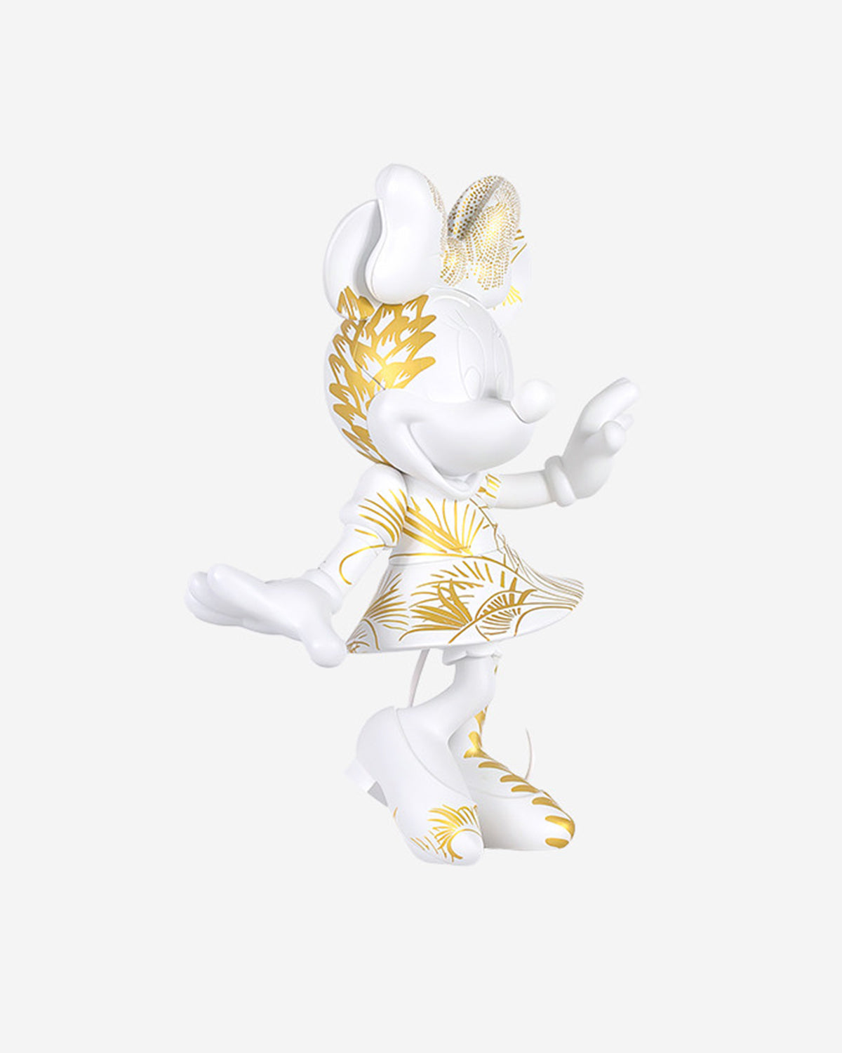 Minnie Mouse STAR STYLE White & Gold 12"