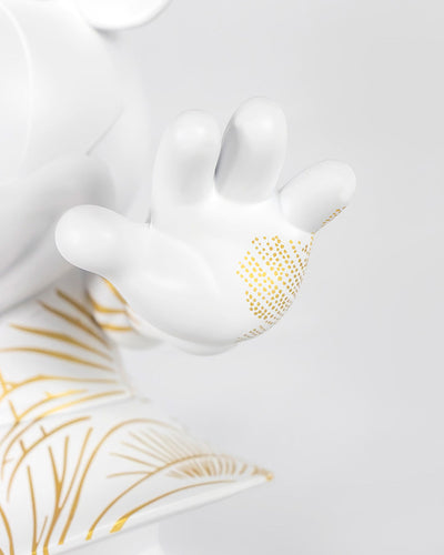 Minnie Mouse STAR STYLE White & Gold 12"