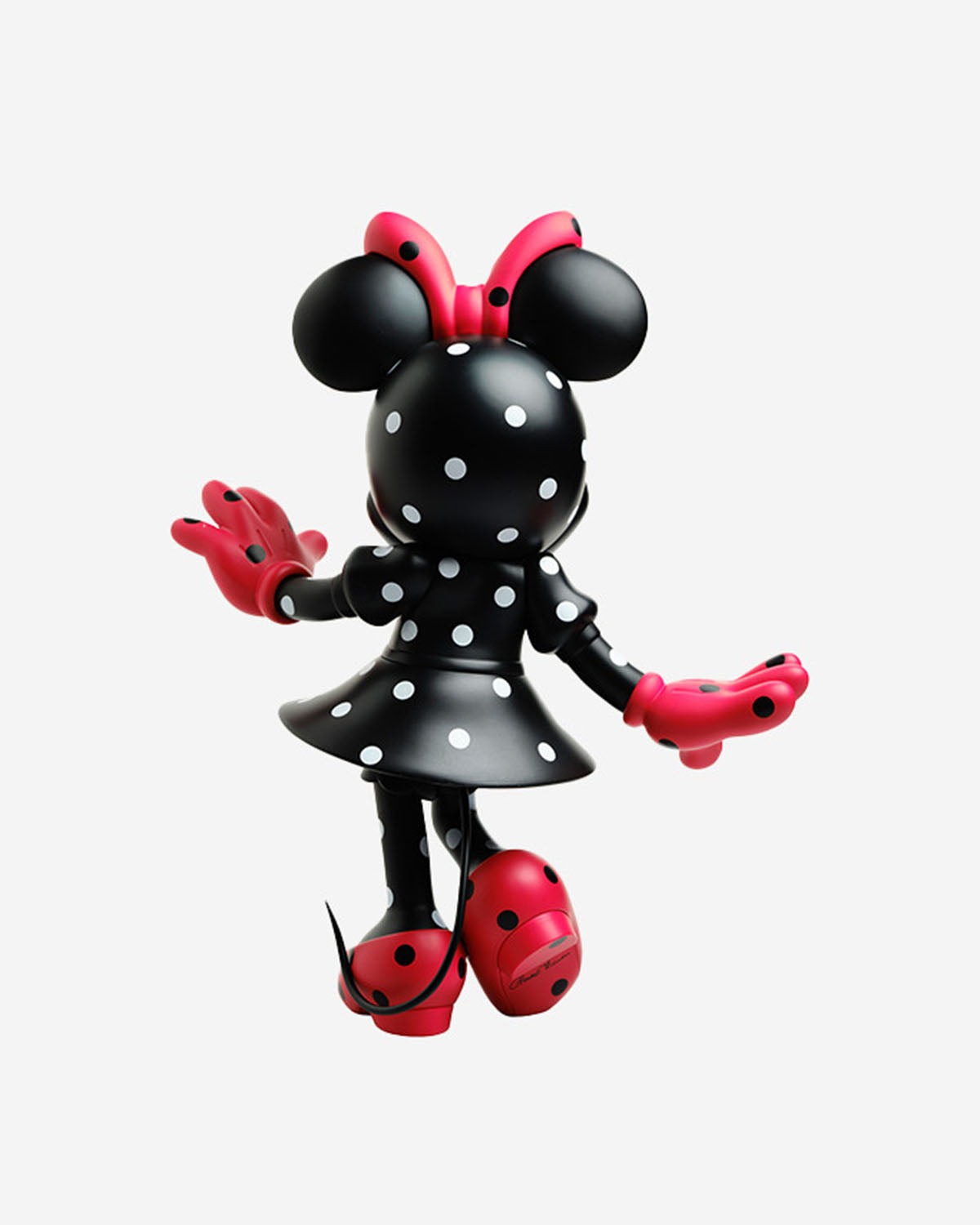 Minnie Mouse POLKA Black & Red 12"