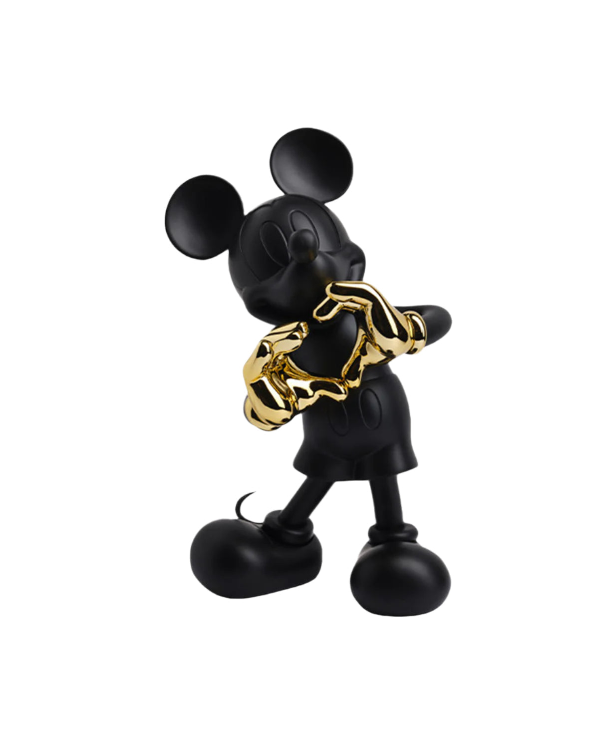 Mickey Mouse WITH LOVE Black & Gold 12"