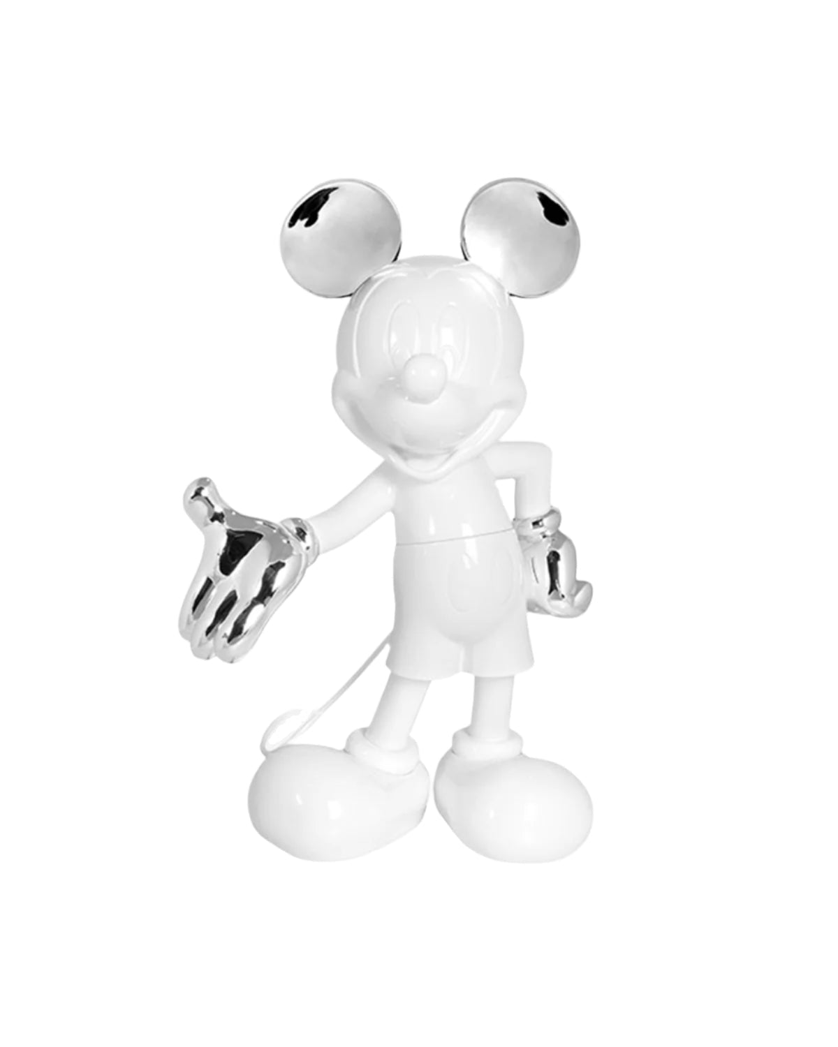 Mickey Mouse WELCOME White & Silver 12"