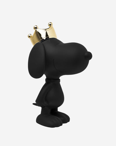 Snoopy Crown Black & Gold 12"