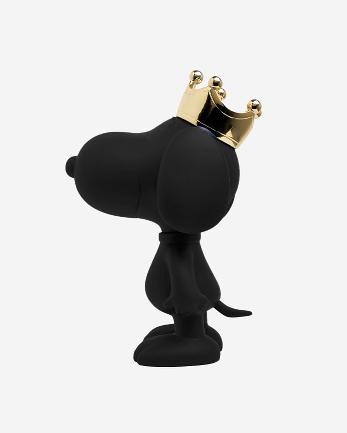 Snoopy Crown Black & Gold 12"