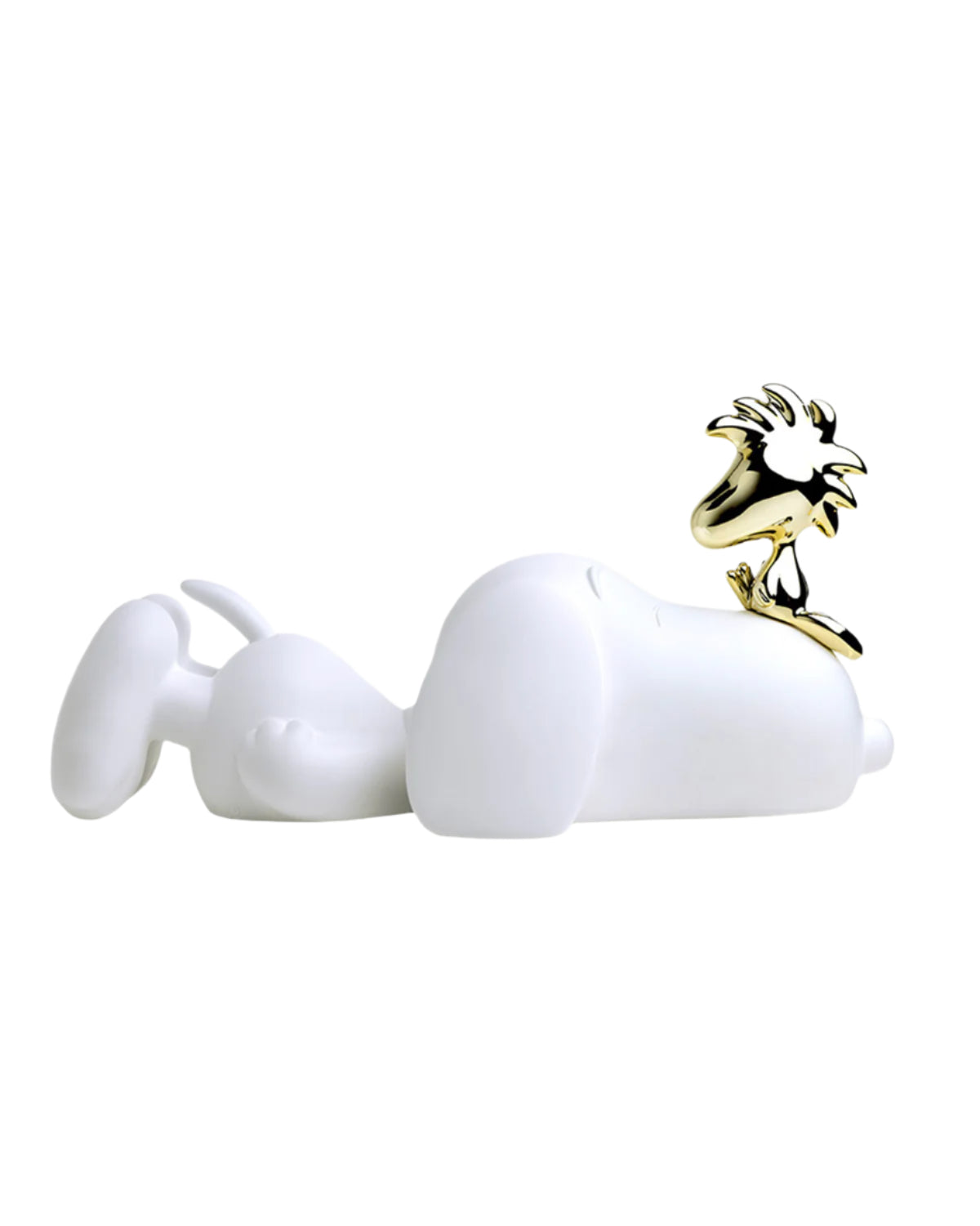 Snoopy & Woodstock White & Gold 17"
