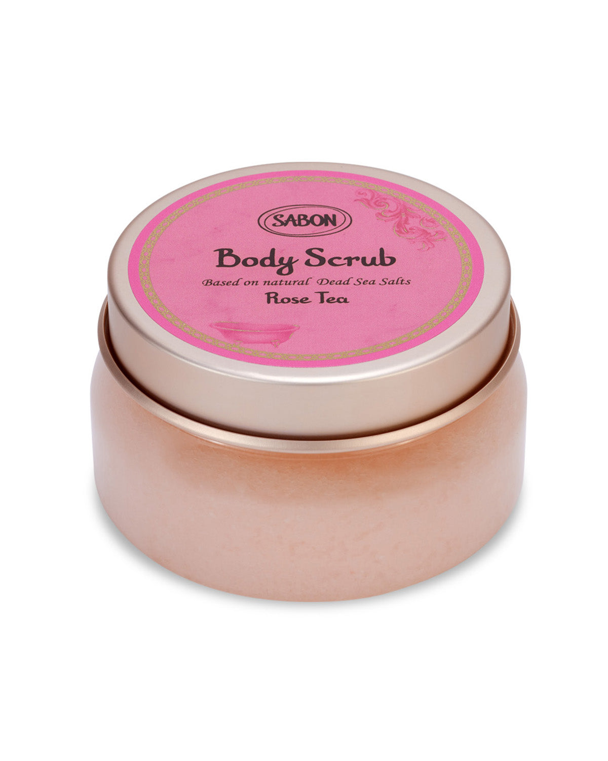 Body Scrub PET Jar Rose Tea 200ml