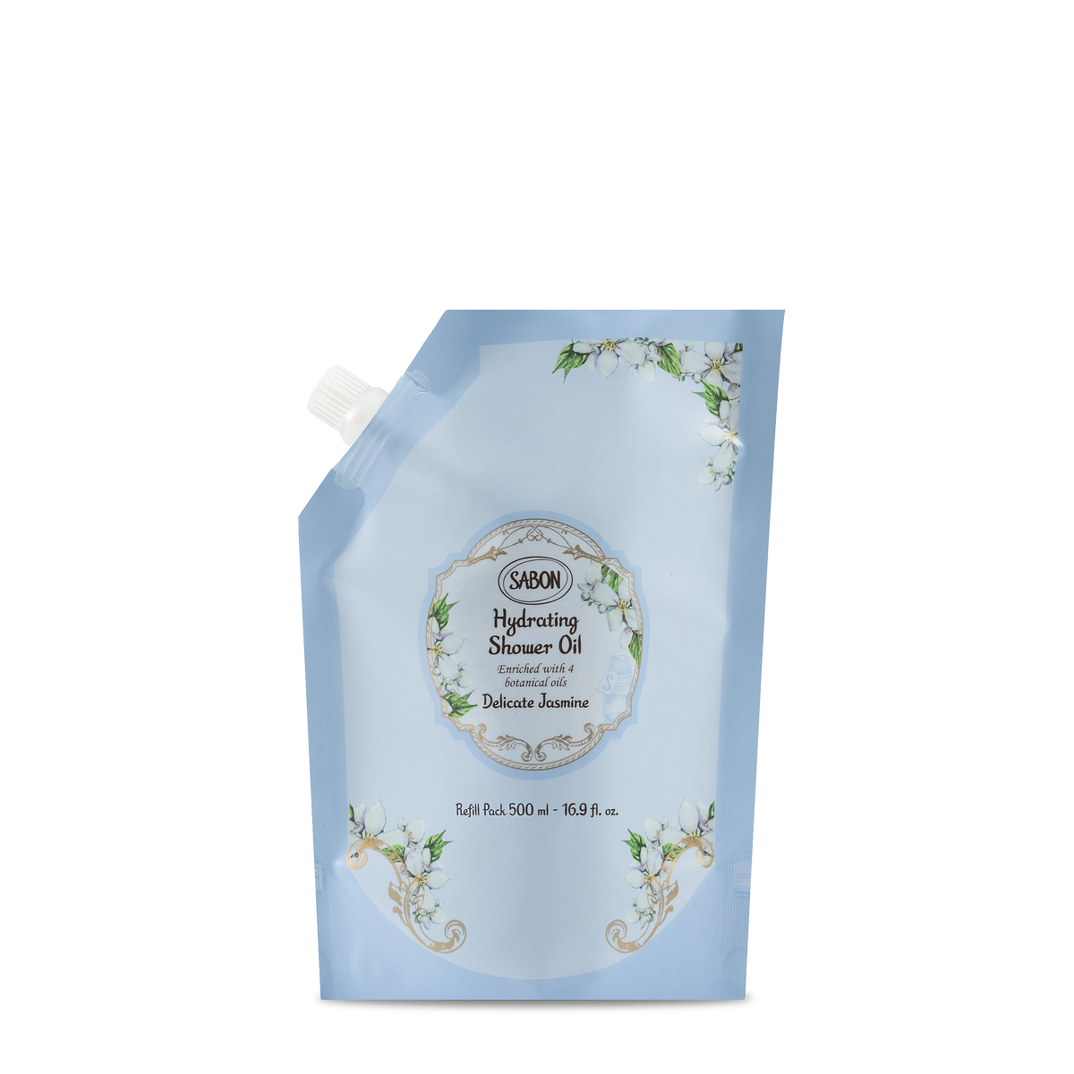 Hydrating Shower Oil Refill 500ml Delicate Jasmine