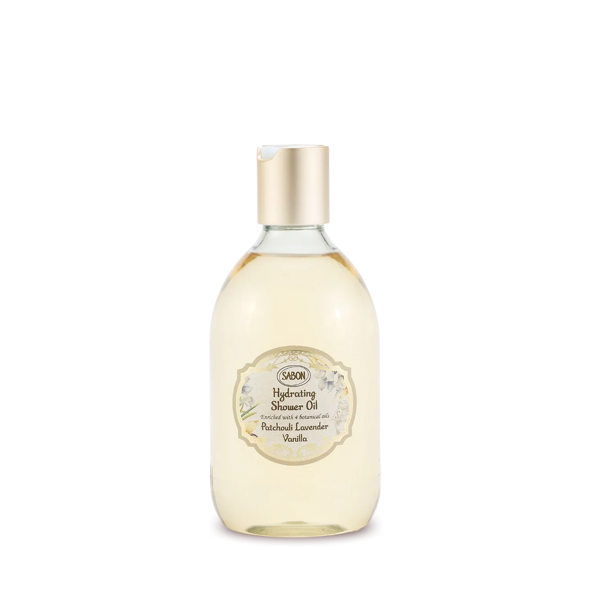 Hydrating Shower Oil 300ml Patchouli Lavender Vanilla