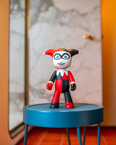 Harley Quinn SUPER POP Original Black, Red, & White 10"
