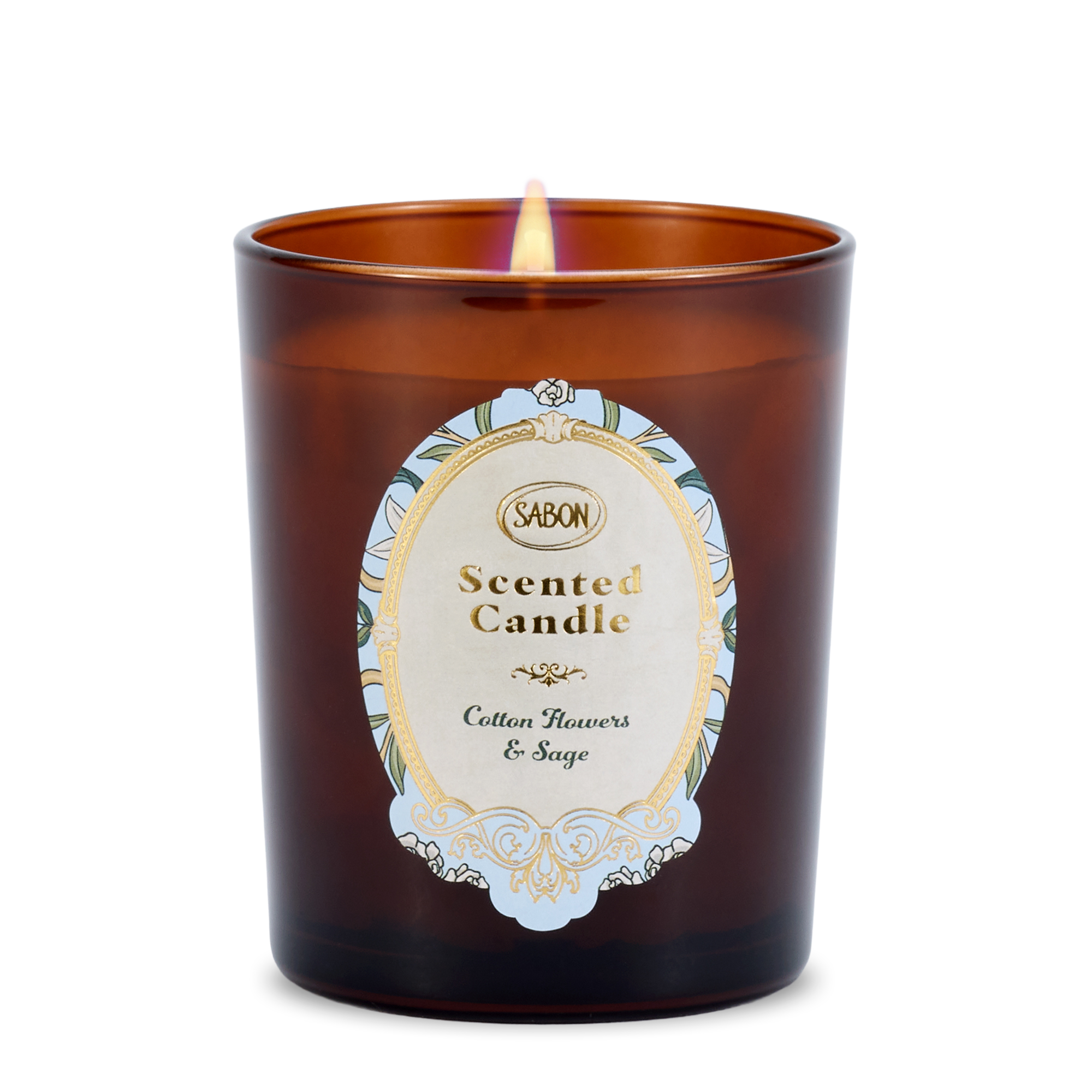Candle Cotton Flowers & Sage 180gr