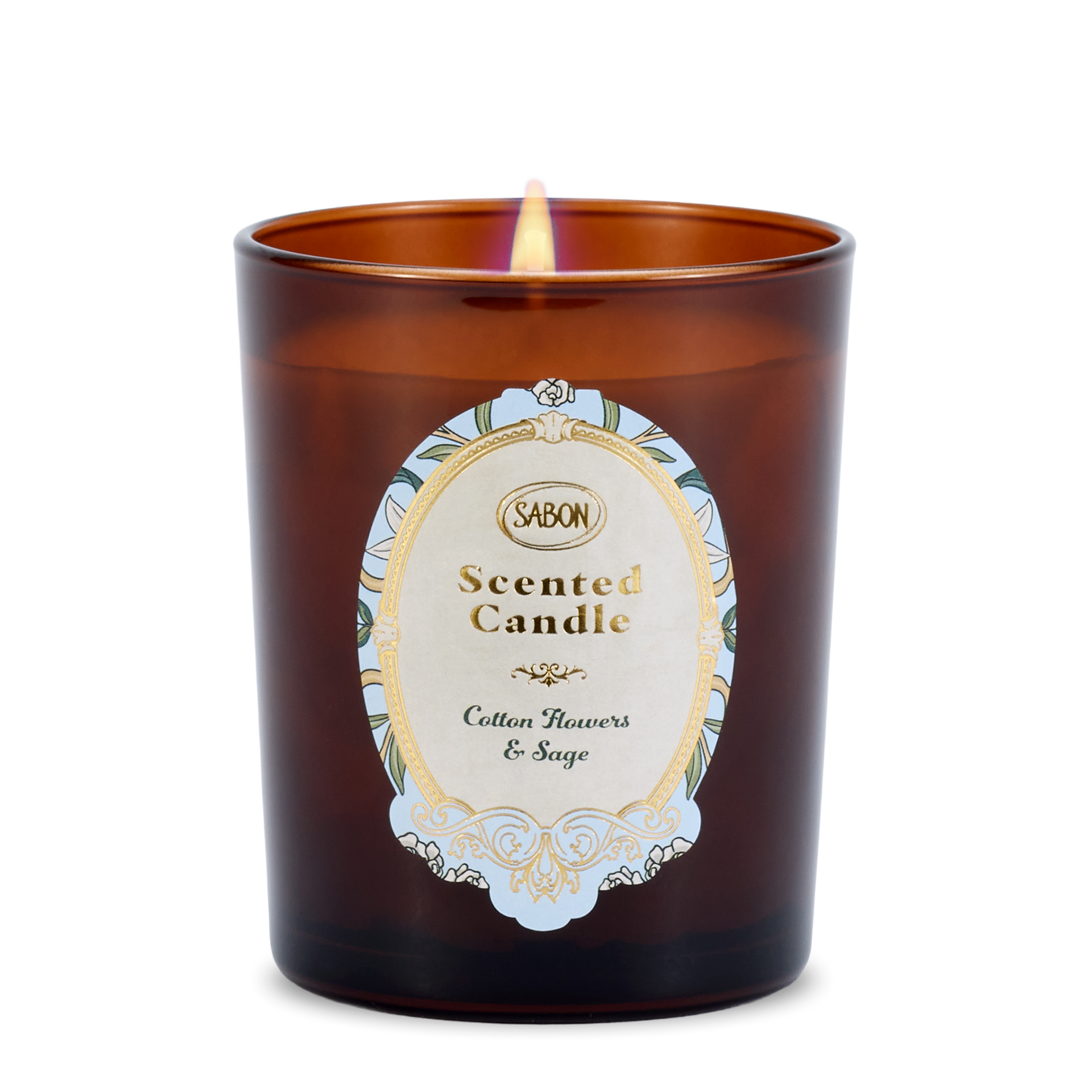 Candle Cotton Flowers & Sage 180gr