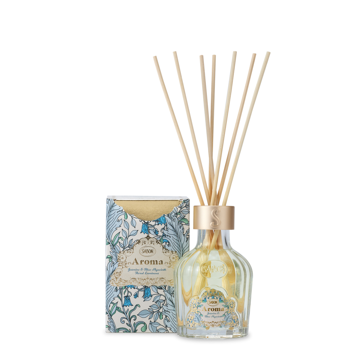 Mini Aroma Reed Diffuser Jasmine & Blue Hyacinth 3.3oz (100ml)
